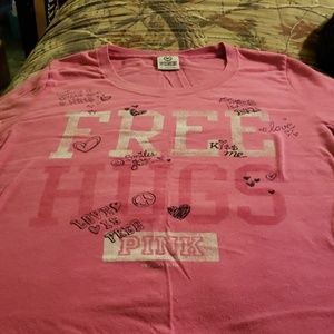 Pink Victoria's secret t-shirt